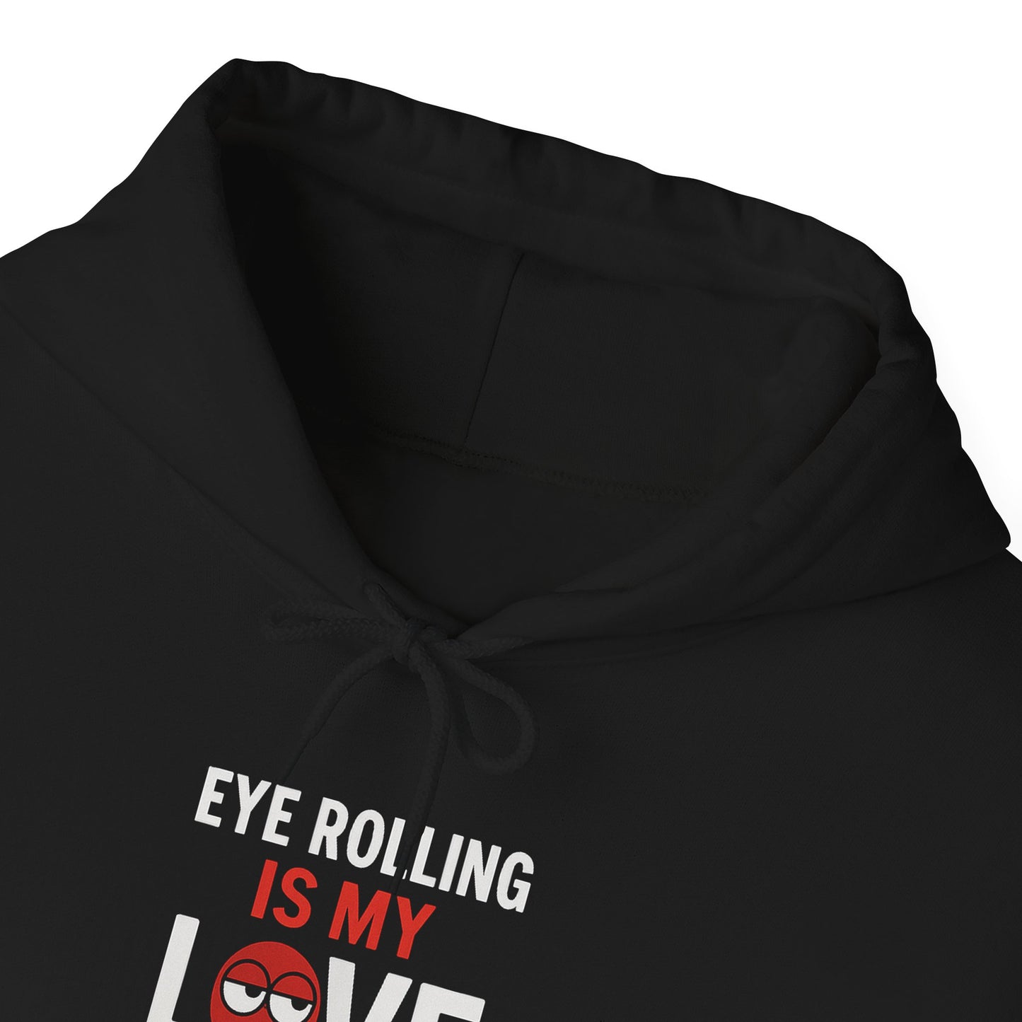 Eye Rolling Love Language Sweatshirt, Funny Hoodie, Gift for Couples, Unisex Sweatshirt, Pop Culture Apparel, Valentine’s Day Gift