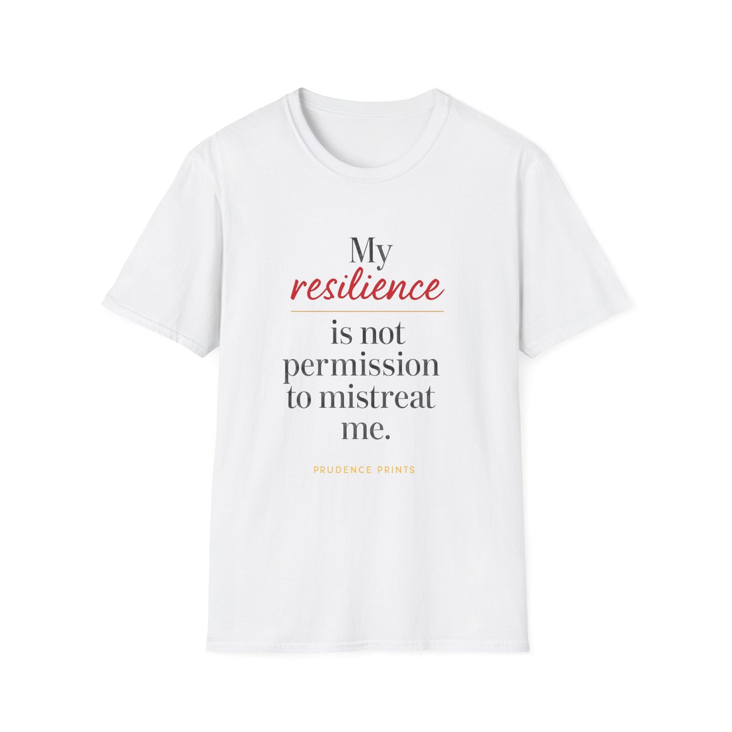 Empowering Resilience T-Shirt | Unisex Quote Tee, Motivation Shirt, Gift for Friends, Self-Care Apparel, Inspirational Wear