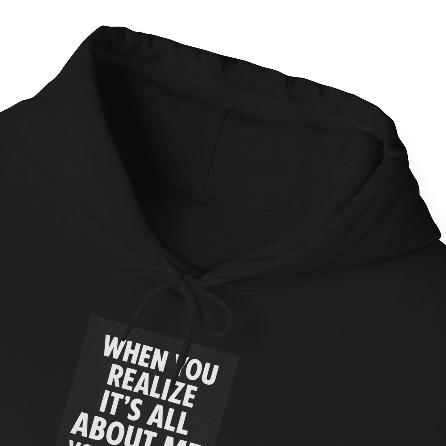 All About Me Hoodie - Unisex Heavy Blend Sweatshirt with Motivational Quote, Perfect for Gifts, Casual Wear, and Everyday Comfort