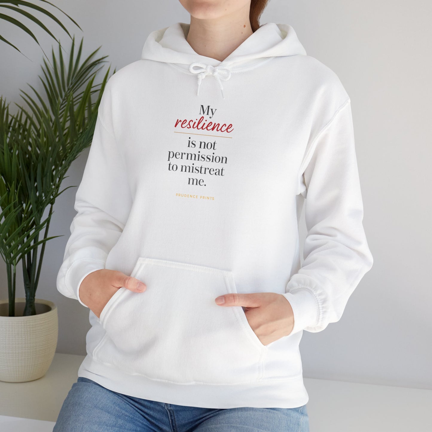 Empowerment Statement Hoodie – Unisex Heavy Blend™ Sweatshirt, Motivation Apparel, Self-Love Gift, Inspirational Clothing, Casual Wear