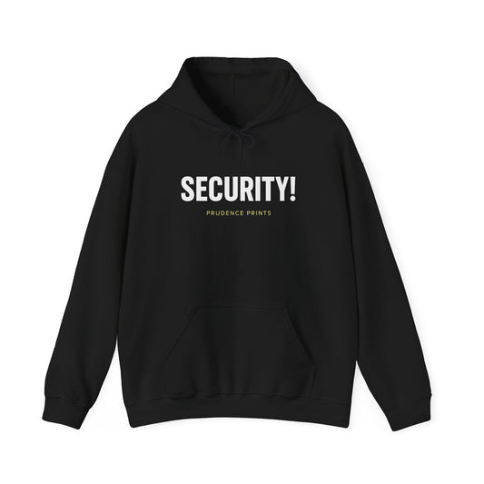 Funny Security Hoodie, Unisex Hooded Sweatshirt, Gift for Security Personnel, Security Staff Apparel, Trendy Casual Wear